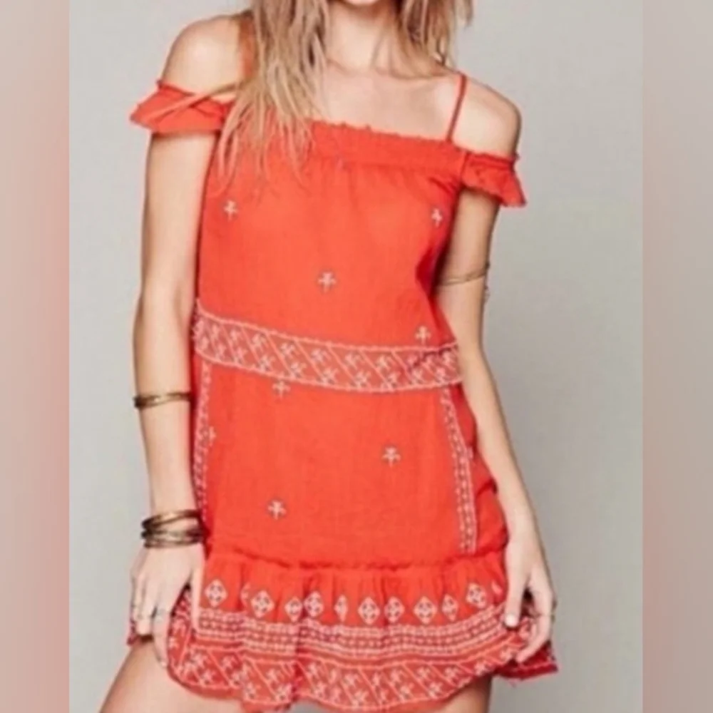 🎉HP🎉 Free People Boho Mini Dress